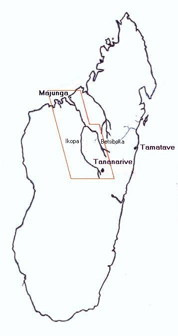 Voie d'accès de MAJUNGA à TANANARIVE